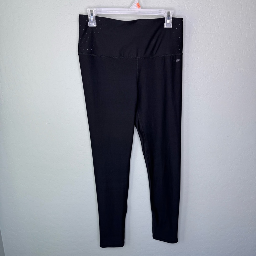 RBX Women’s Yoga Leggings Performance Black Large Ankle Length Skinny NWT - Picture 2 of 14